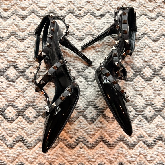 Valentino Patent Rockstud Caged Pumps - Picture 13 of 15